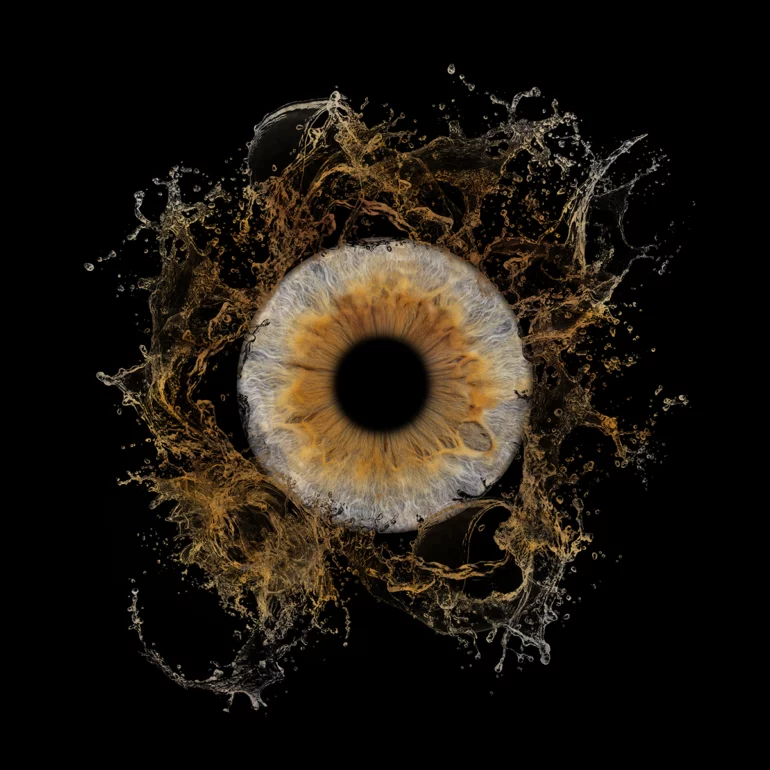 photo de votre Iris en studio photo au studio guillaume planat photographe à Lattes près de montpellier