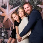 Mini shooting Noël bébé et parents – souvenirs inoubliables